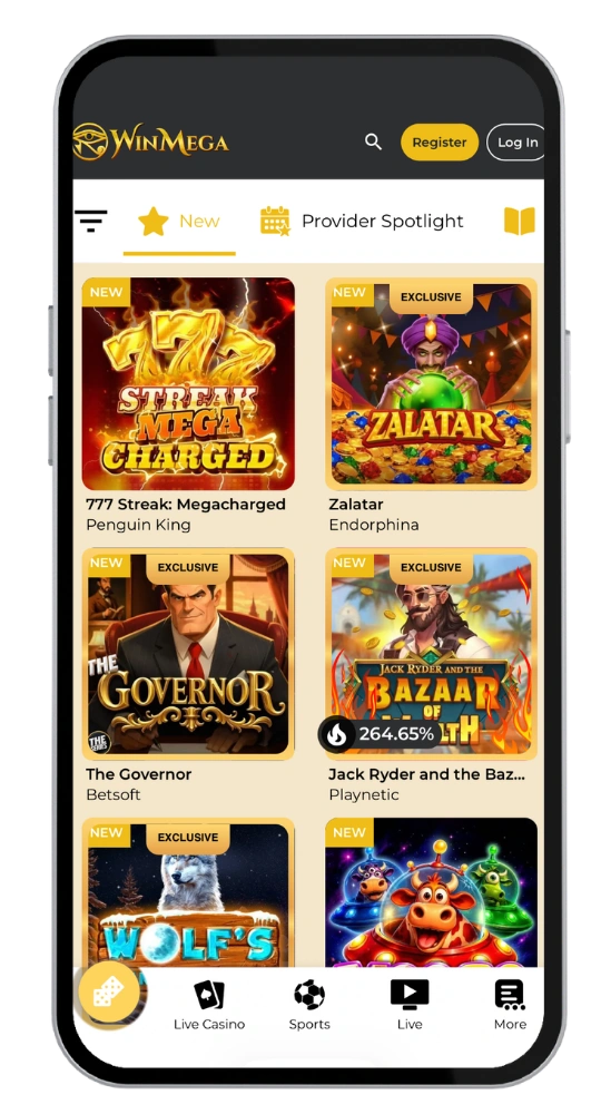 Win Mega officiell sida